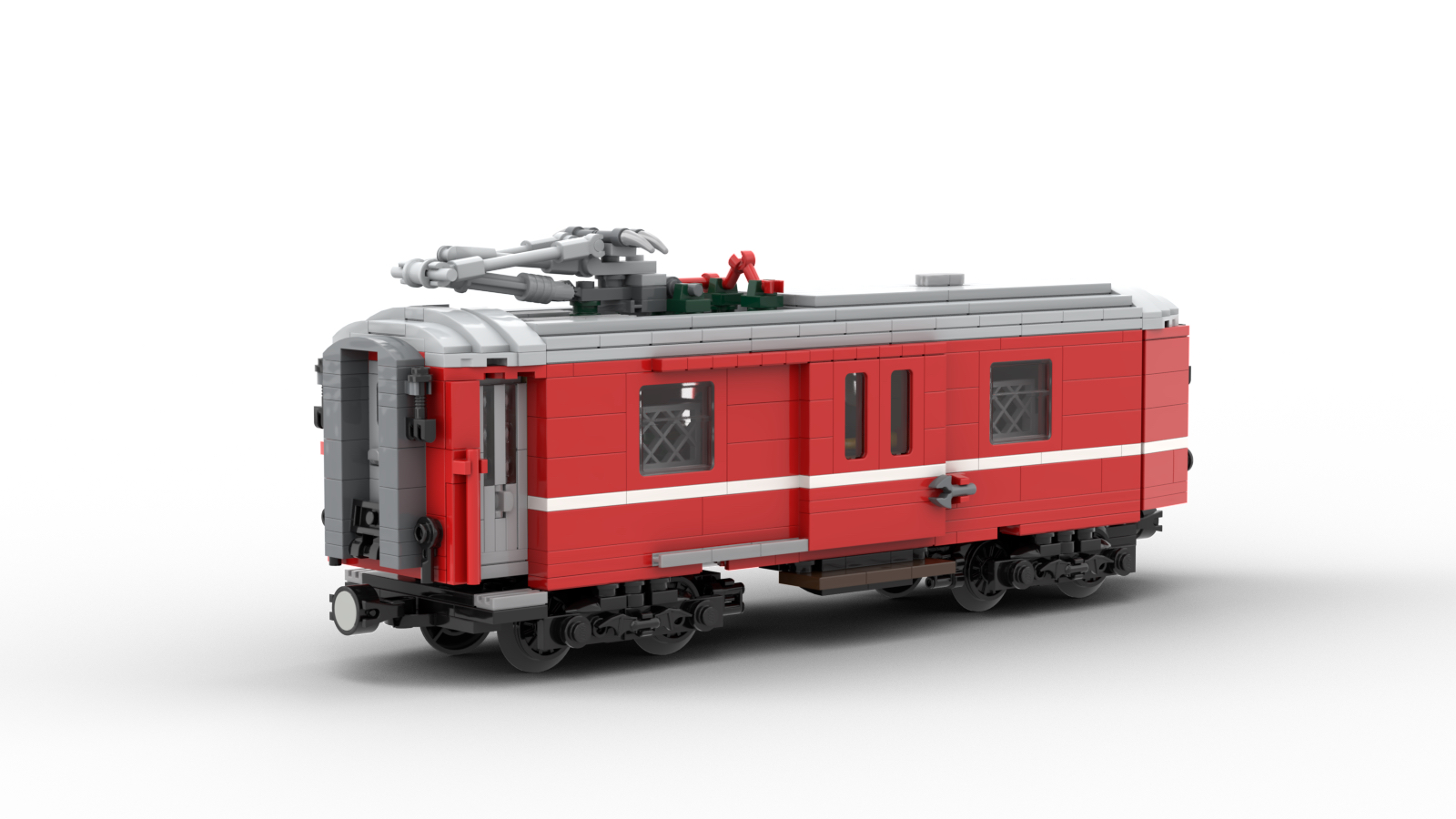 DL209-3 LEGO® MOC | RhB EW I | DS 4220-4226 | RED