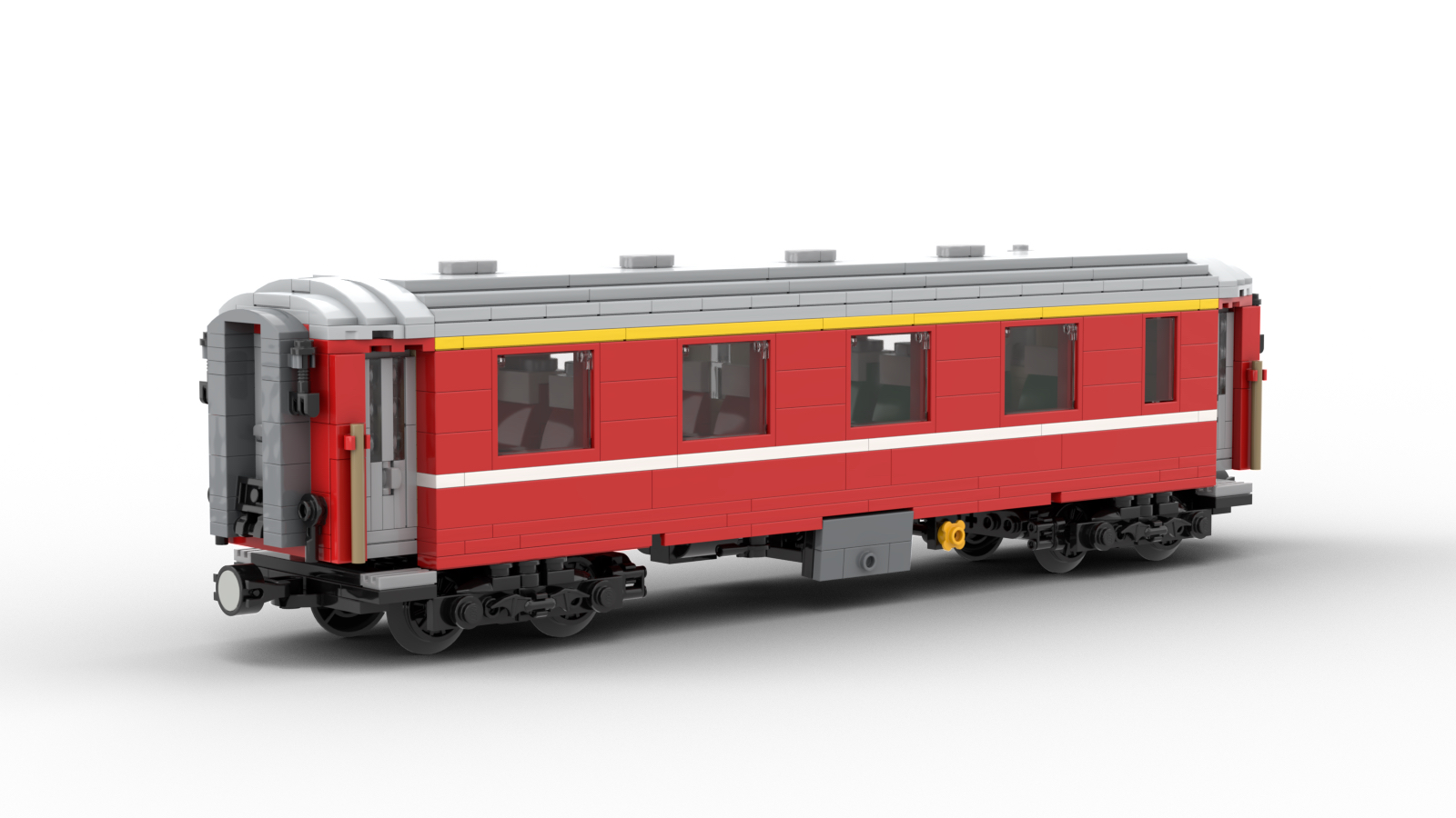 DL210-2 LEGO® MOC | RhB EW I | A 1253-1256 | RED