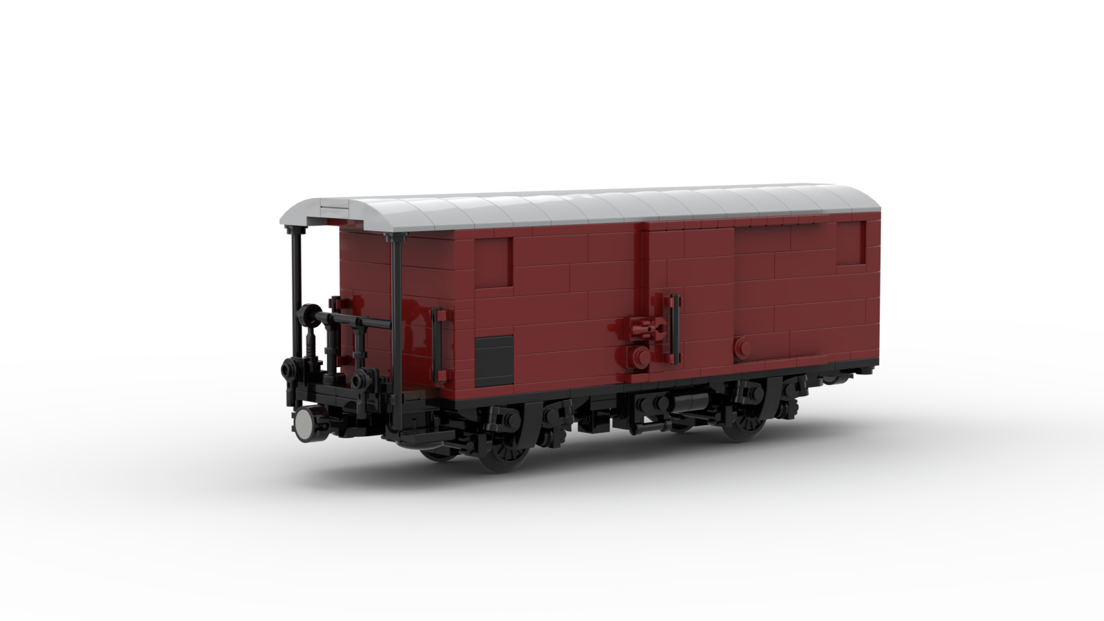 DL408-3 LEGO® MOC | RhB Xk 9084 | DARK RED