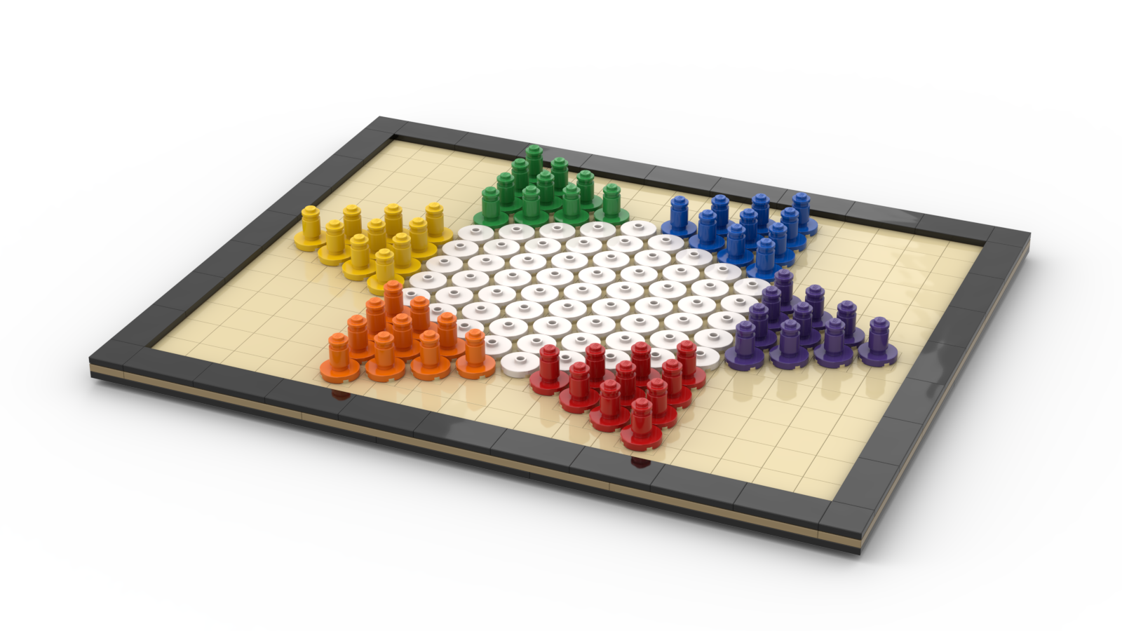 DL997 LEGO® MOC | BOARD GAME | CHINESE CHECKERS