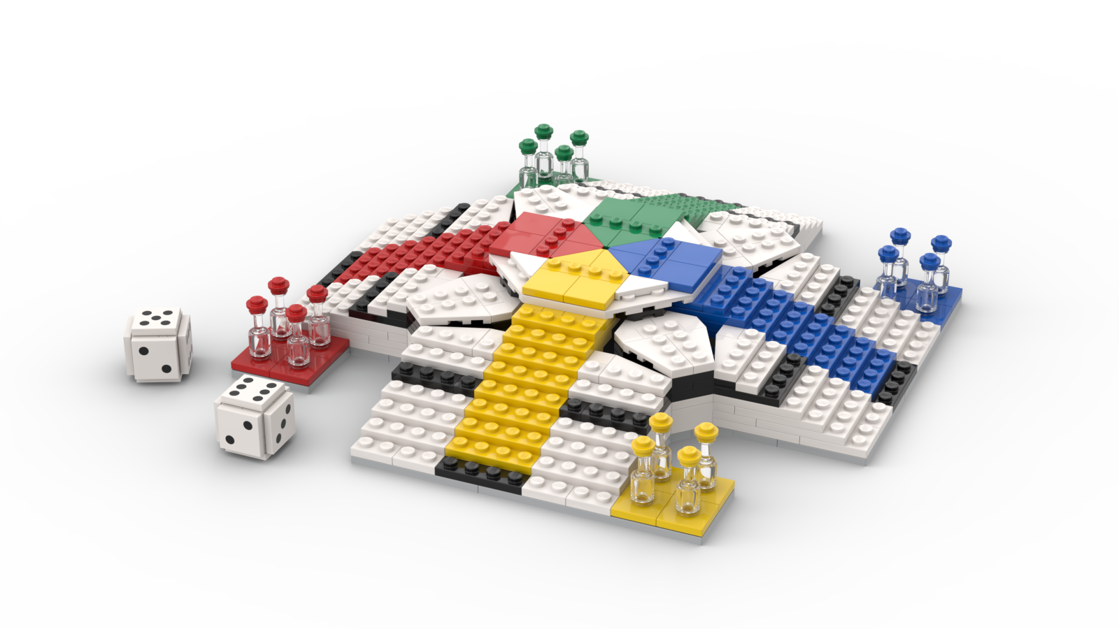 DL998 LEGO® MOC | BOARD GAME | LUDO